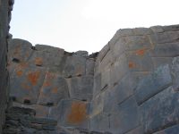 Stone detail at Ollantaytambo